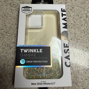 Case-Mate Twinkle Ombré iPhone Case - Gold and Silver Glitter